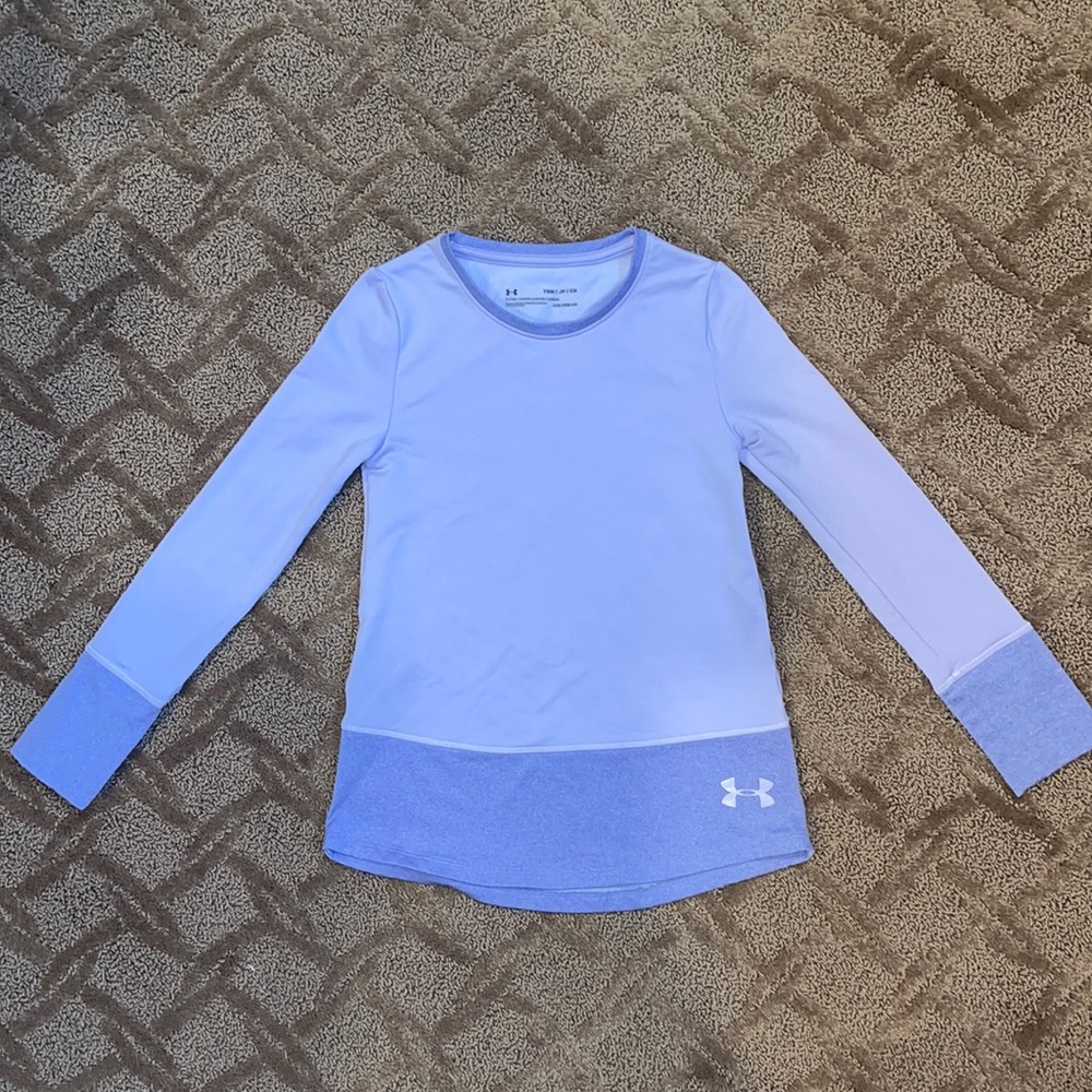 Girls Under Armor Fleece Lined Shirt- Small